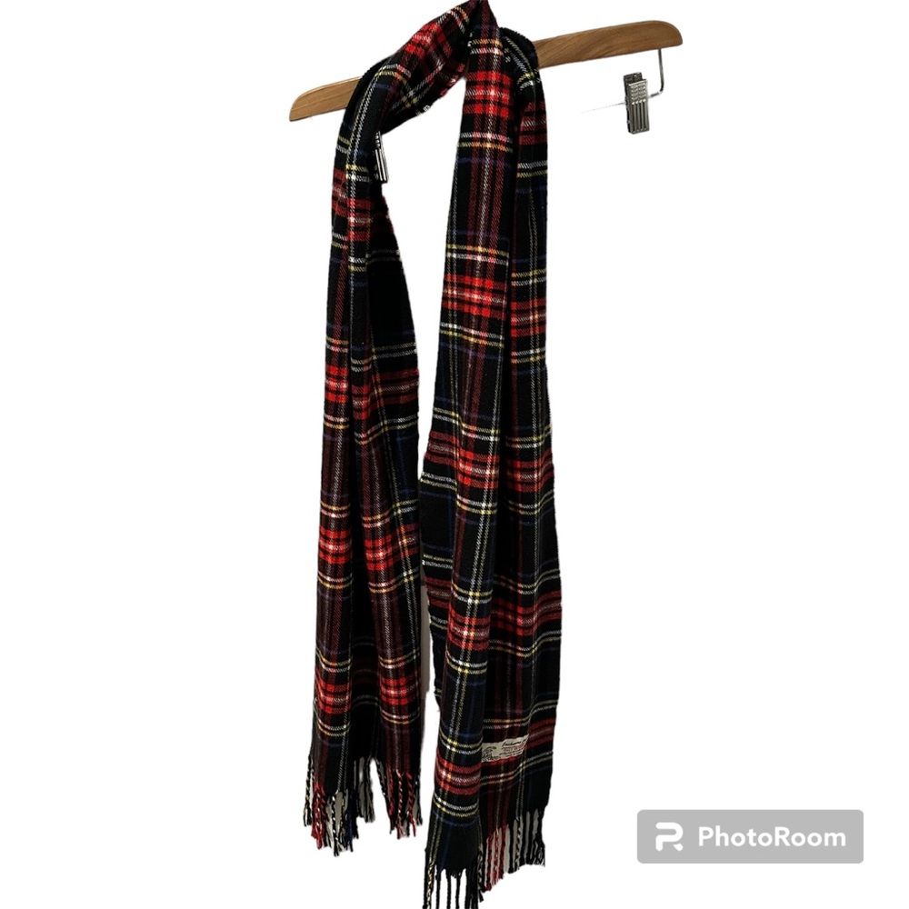 Cashmere Feel Italy Designed‎ Men's Plaid Scarf